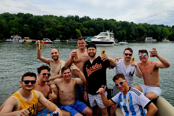 3 Hour 25ft Pontoon Party Boat with Captain up to 12 people - Party Cove, boats, and the social side of the lake