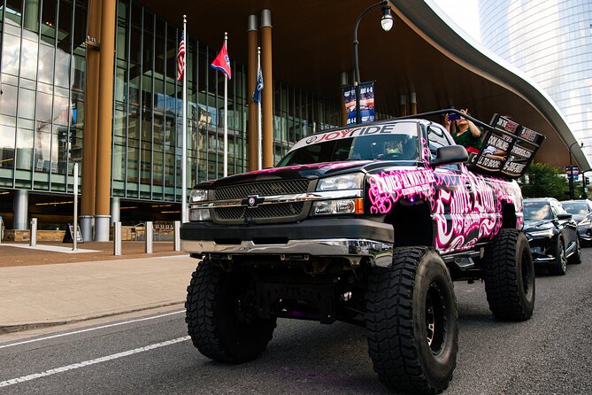 90-Minute Monster Truck Joyride City Tour of Nashville - Printers Alley and the city’s changing character