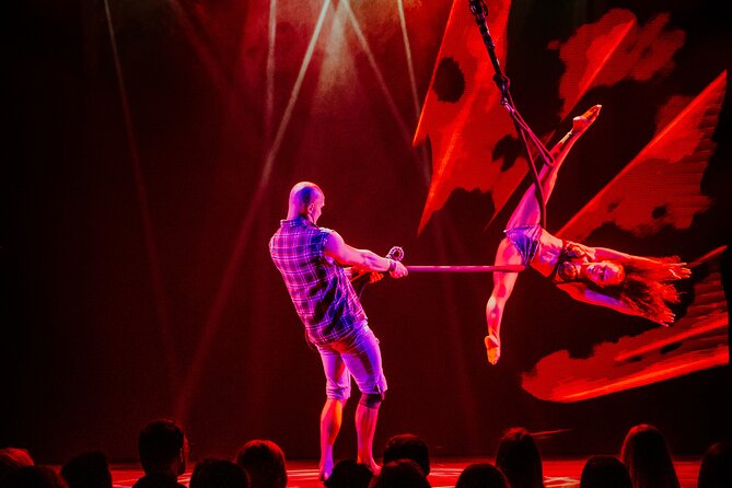 Adult Comedy Show & Cirque-Style Performance at Woolworth Theatre - Timing, tickets, and practical details