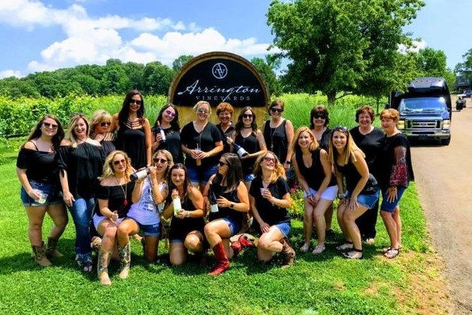 Arrington Vineyard Winery Round-Trip Shuttle Transportation from Nashville - Key points to know before you book