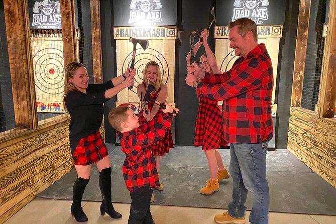 Axe Throwing Experience with Private Lane and Coach - Skyline views, murals, patio time, and live music