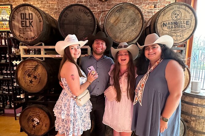 Bootleg and Barrels: Tennessee Whiskey Tasting Golf Cart Tour - Walking through Printer’s Alley