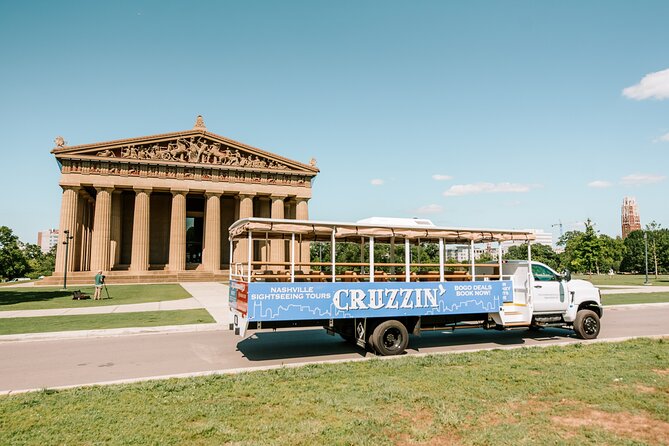 Cruzzin' Nashville Narrated Sightseeing Tour by Open-Air Vehicle - The 747 Bar before and after the ride