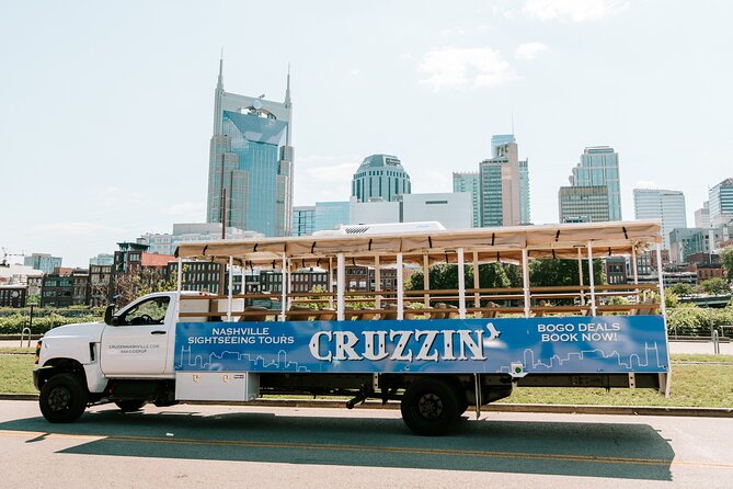Cruzzin' Nashville Narrated Sightseeing Tour by Open-Air Vehicle - Murals, honky tonks, and Music Row
