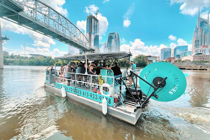 Downtown Nashville Pedal Pontoon Boat Cruise with Captain - What this boat ride is really about