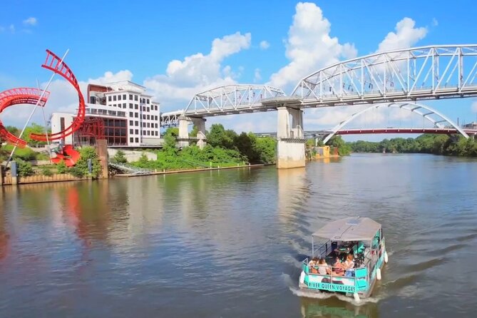 Downtown Nashville Pedal Pontoon Boat Cruise with Captain - BYOB rules, coolers, and music