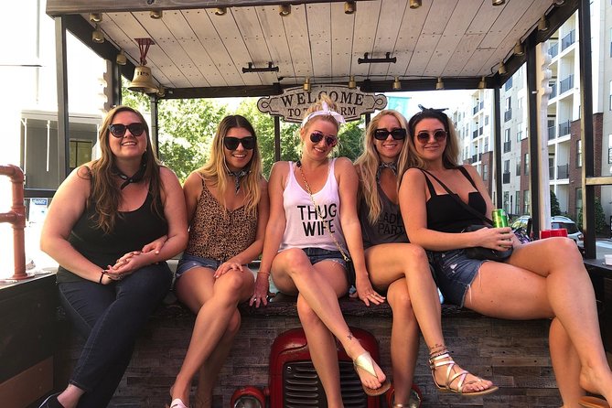 Downtown Nashville Public Party Tractor 21+ Only - The route, Broadway, and the main trade-off