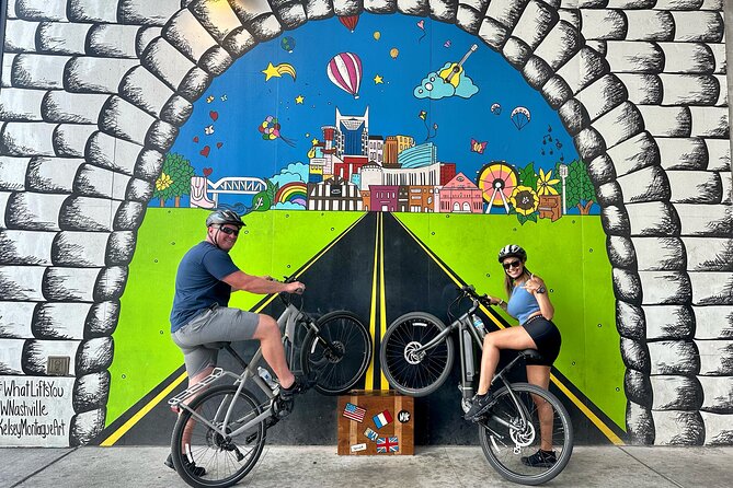 E-bike Mural Tour of Nashville - The Gulch turns into an open-air art stop
