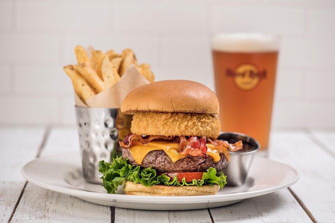 Hard Rock Cafe Nashville - Picking between the Acoustic Rock and Electric Rock menus