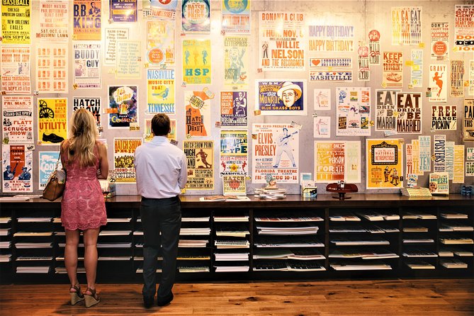 Hatch Show Print Studio Tour & Country Music Hall of Fame Combo - The print you make is the real souvenir