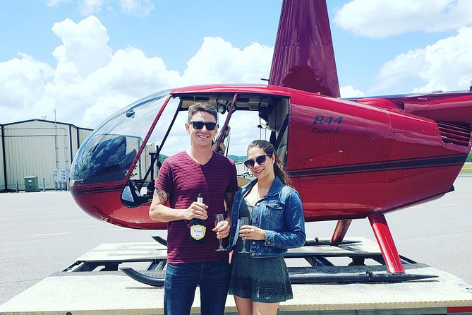 Helicopter Tour of Downtown Nashville - The loop around Titans Stadium