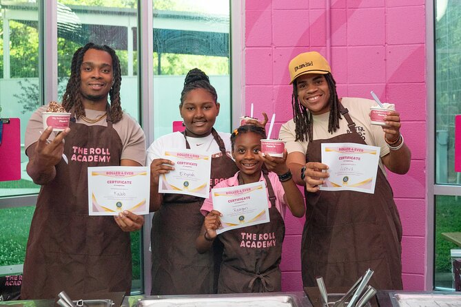 Make you own Rolled Ice Cream in Nashville - What happens at the 900 Rosa L Parks Boulevard studio