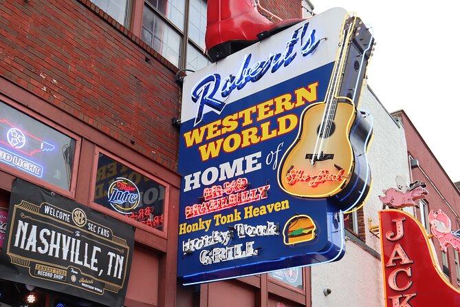 Music City Sightseeing Tour by Bus - Printer’s Alley reveals an older nightlife district