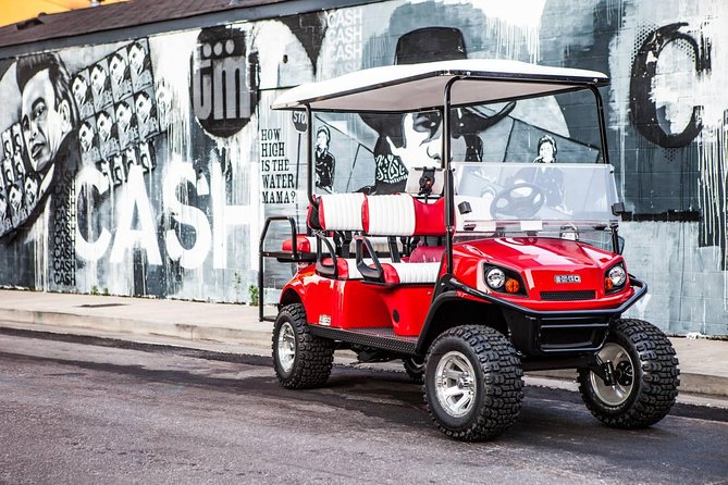 Nashville Brewery & Distillery Tour by Golf Cart - Murals and city views between the stops