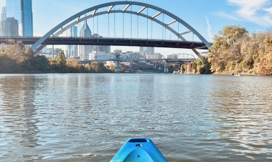 Nashville: Downtown Kayak Rental with Shuttle - Three Miles of Calm Water and Little Technical Work