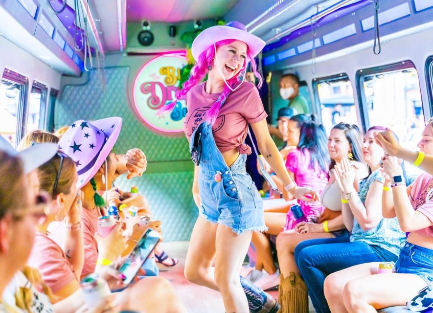 Nashville: Drag Queen Party Bus w/Games, Dancing & Drag Show - A drag show with Nashville rolling past the windows