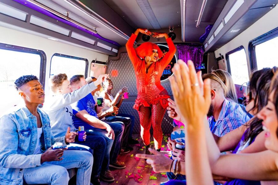 Nashville: Drag Queen Party Bus w/Games, Dancing & Drag Show - Starting at Tribe and 1517 Church Street