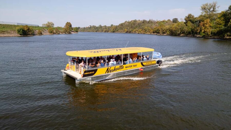 Nashville: Family Friendly River Cruise - Boarding the Pontoon Boat