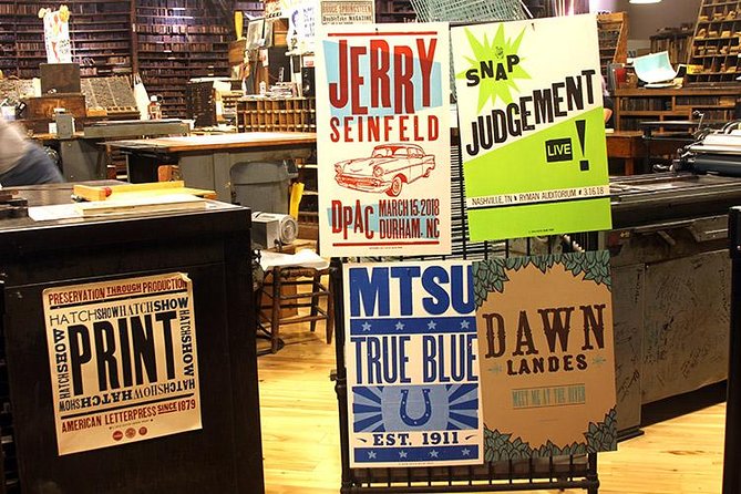 Nashville Hatch Show Guided Letterpress Tour with Souvenir Poster - Timing, group size, and practical planning