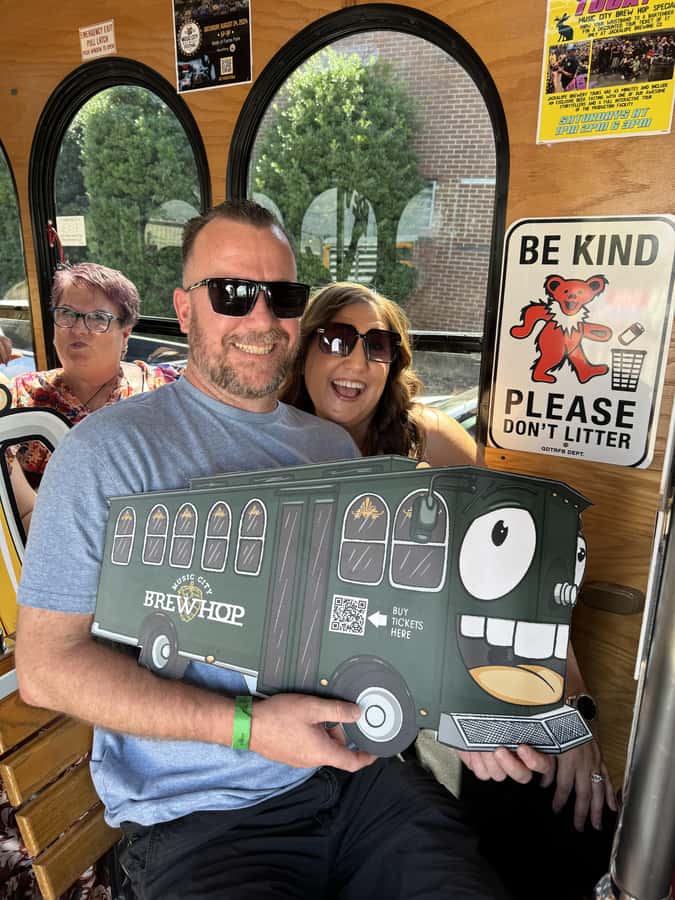 Nashville: Hop-On Hop-Off Brewery Trolley Tour - East Nashville Beer Works and Bearded Iris