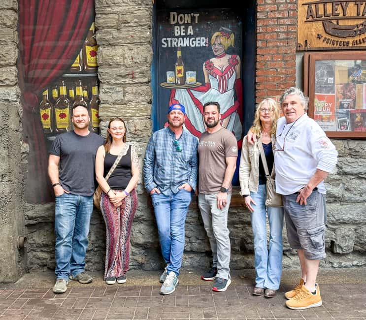 Nashville: Live Music Bar Crawl with Local Artists - Walking to 2nd Avenue and the Dollar Wall