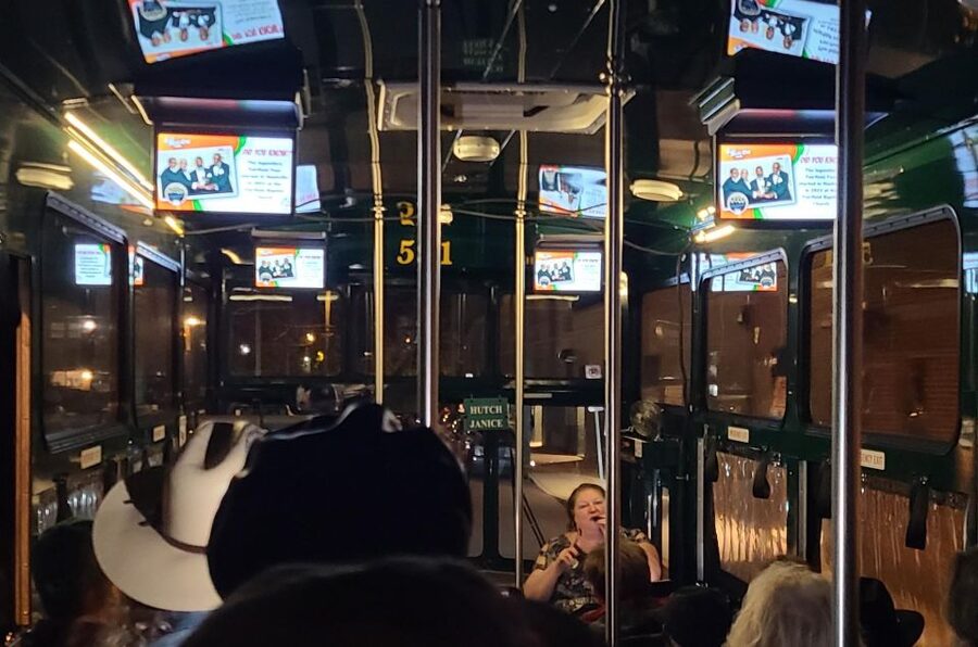 Nashville: Music City Nighttime Trolley Tour - The Parthenon and the Tennessee State Capitol after dark