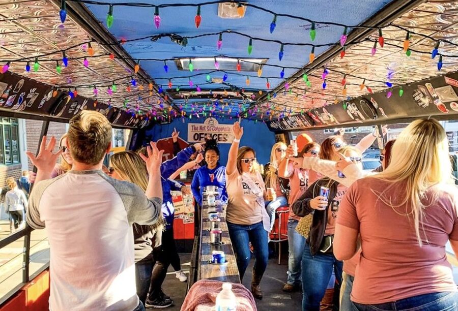 Nashville: Party Bus with DJ and Bar - A DJ, requests, and the sound of the ride