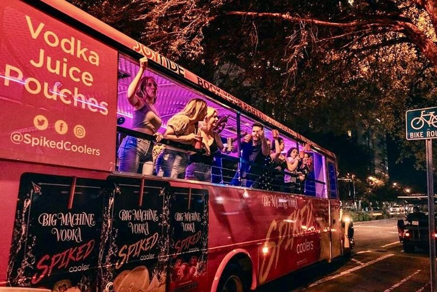 Nashville: Party Bus with DJ and Bar - Drinks, the bartender, and the extra cost