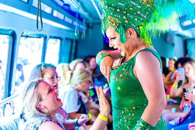 Nashville Party Bus with Drag Queen Hosts & Live Performances - What the $59.95 price covers