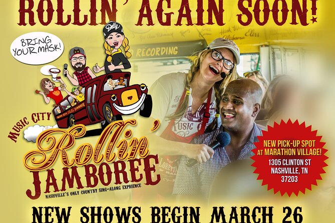 Nashville Rollin Jamboree Comedy & Country Music Sing-Along Tour - The audience is part of the entertainment