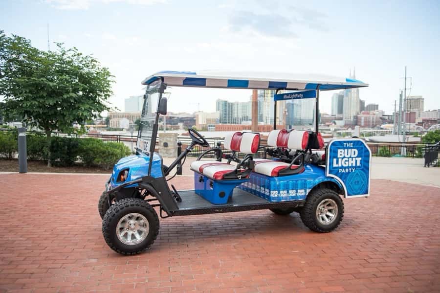 Nashville: Sights, Street Art & Brewery Tour by Golf Cart - Brewery, distillery, or local bar stop