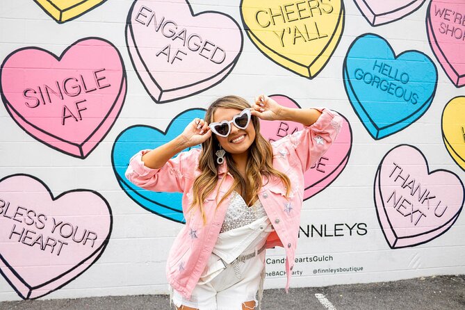 Private Bachelorette and Birthday Photoshoot Experience - The Gulch murals and Nashville backdrops