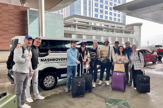 Private Nashville Airport Shuttle to Downtown Fast and Easy - What is not included in the $160