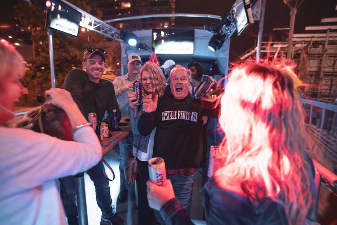 Private Open Air Party Bus with DJ & Bartender 21+ - Nissan Stadium adds a useful photo stop