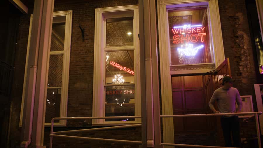 Revelry Tours Nashville Bordellos, Burlesque, and Blood Tour - Printer’s Alley after dark