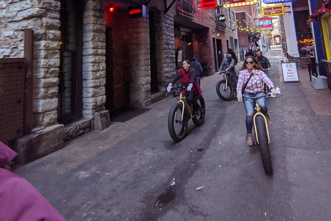 The Original Music City Electric Bicycle Guided City Tour 16miles - Downtown brings the famous sights into focus